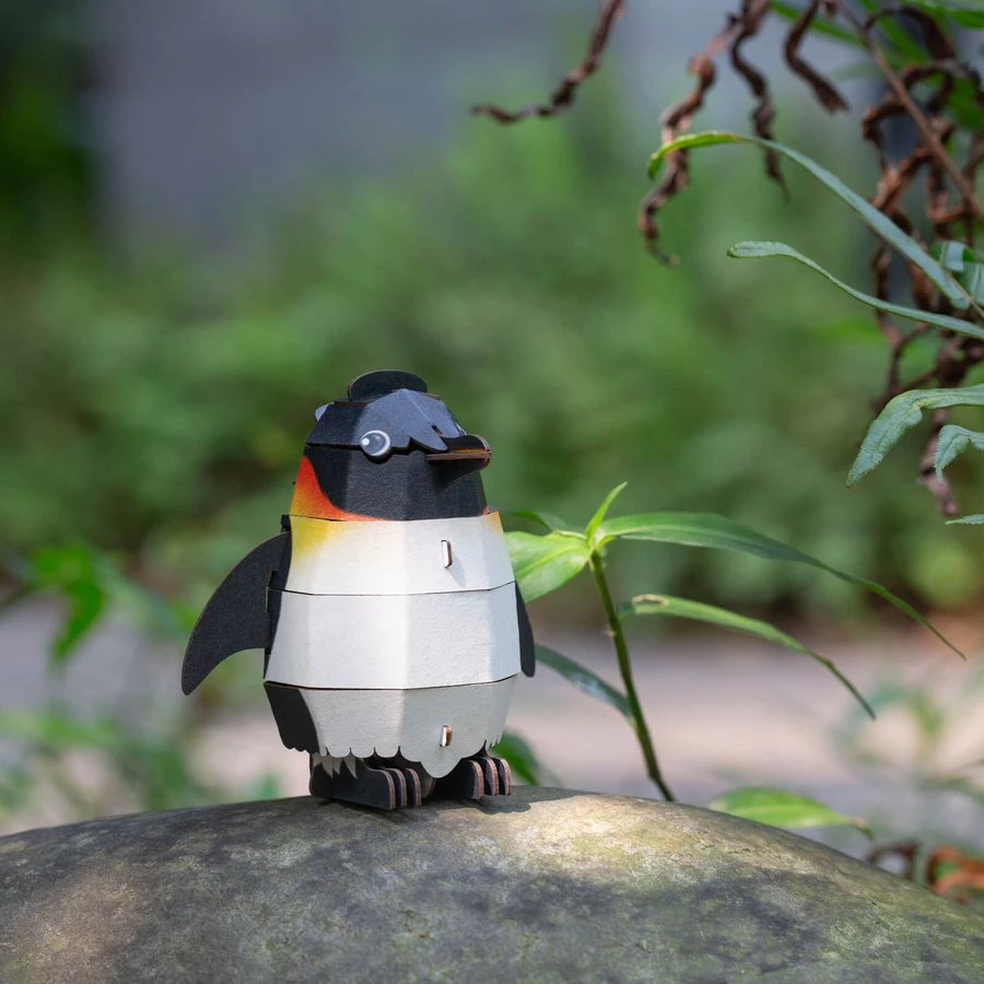 Puzzle 3D cu sunete - Pinguin, Build 'n' Sound