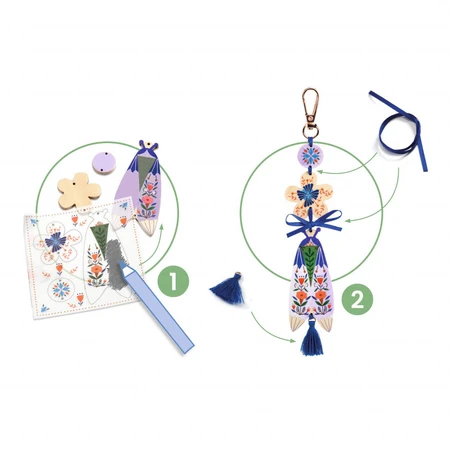 Set DIY Djeco, Porte-clés et accessoires