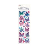 Pegatinas con purpurina holográfica Stickiville Mariposas