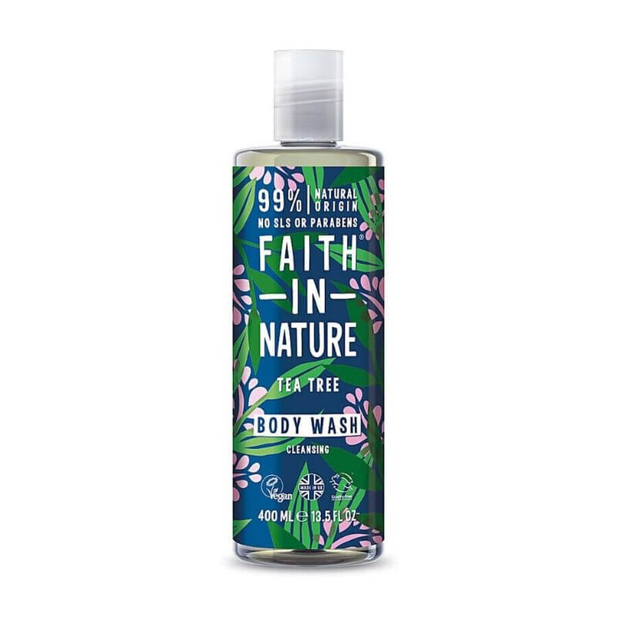 Gel doccia con Tea Tree x 400ml, Faith in Nature