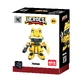 Set di costruzioni Robot giallo - eroe trasformabile, 221 pezzi