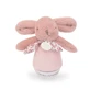 Candela musicale 16 cm coniglietto soffice, rosa