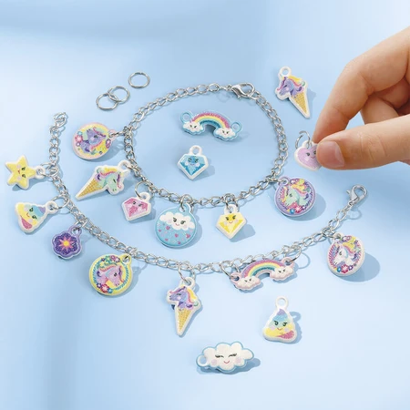 Set creativo fai da te Bracciali con ciondoli morbidi