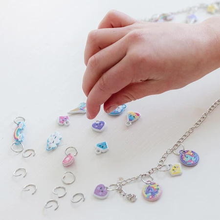 Set creativo fai da te Bracciali con ciondoli morbidi