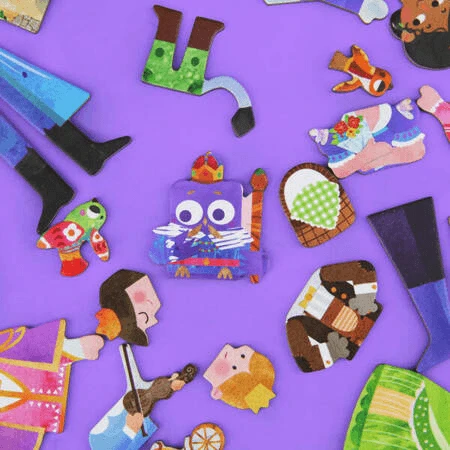 Magnetisch kunst- en bijpassend puzzelspel - Verhalen