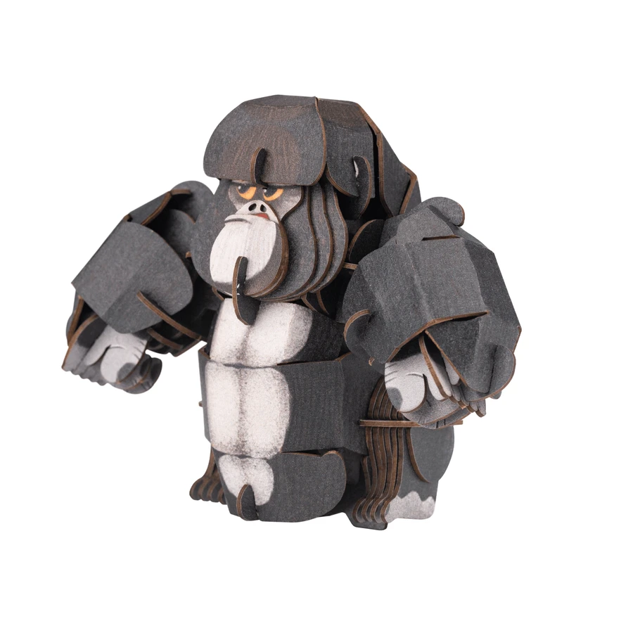 3D geluidspuzzel - Gorilla, bouw 'n' geluid