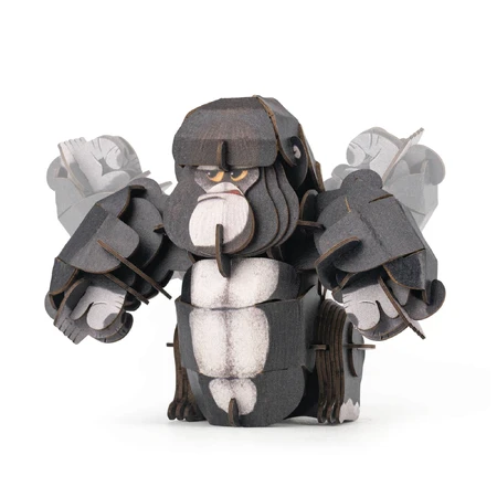 3D geluidspuzzel - Gorilla, bouw 'n' geluid