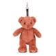 Teddy bear - adorable keyring, 20 cm, Terracotta
