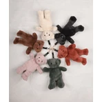 Teddy bear - adorable keyring, 20 cm, Terracotta