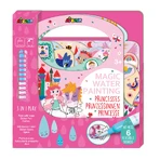 Portable watercolor painting book, stickers and games - Printese
