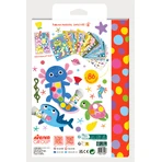Tarjeta para colorear Dots4Fun - Axolotl