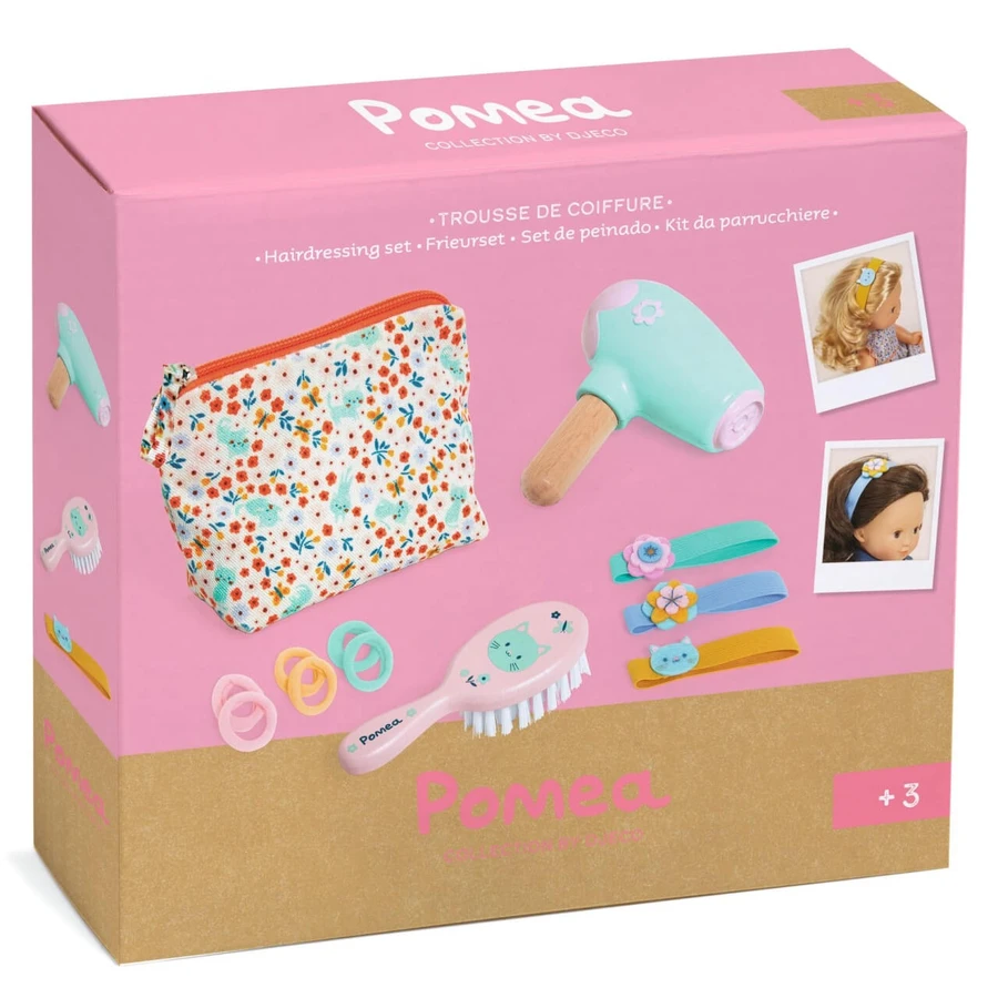 Set de coiffure pour poupées de la collection Pomea, Djeco