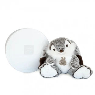 Soft plush toy - Marius Bunny, 30 cm, gray
