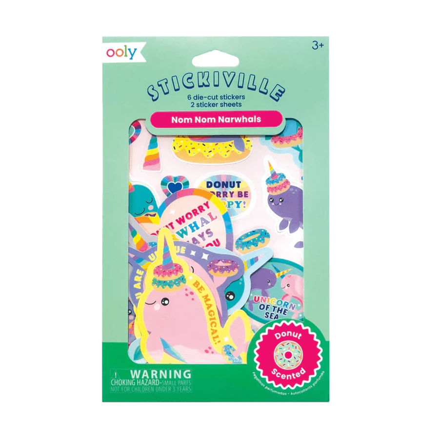 Autocollants parfumés - Stickiville Nom Nom Nom Narval