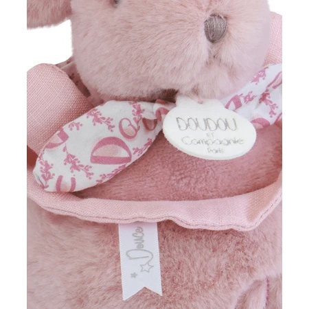 Muzikaal konijntje Doudou® - roze, 20 cm