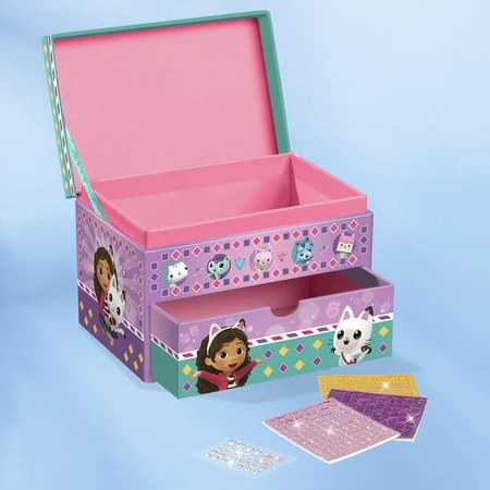 Set creativo fai da te Decora il tuo portagioie Gabby's Dollhouse