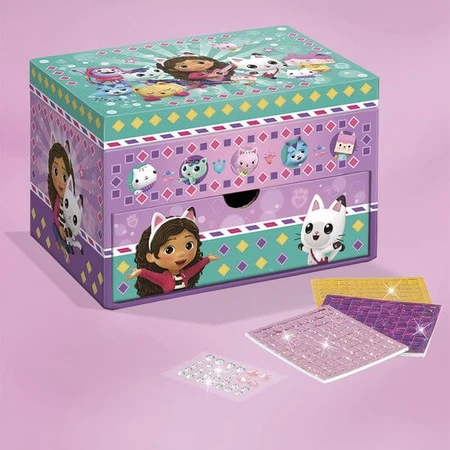 Set creativo fai da te Decora il tuo portagioie Gabby's Dollhouse