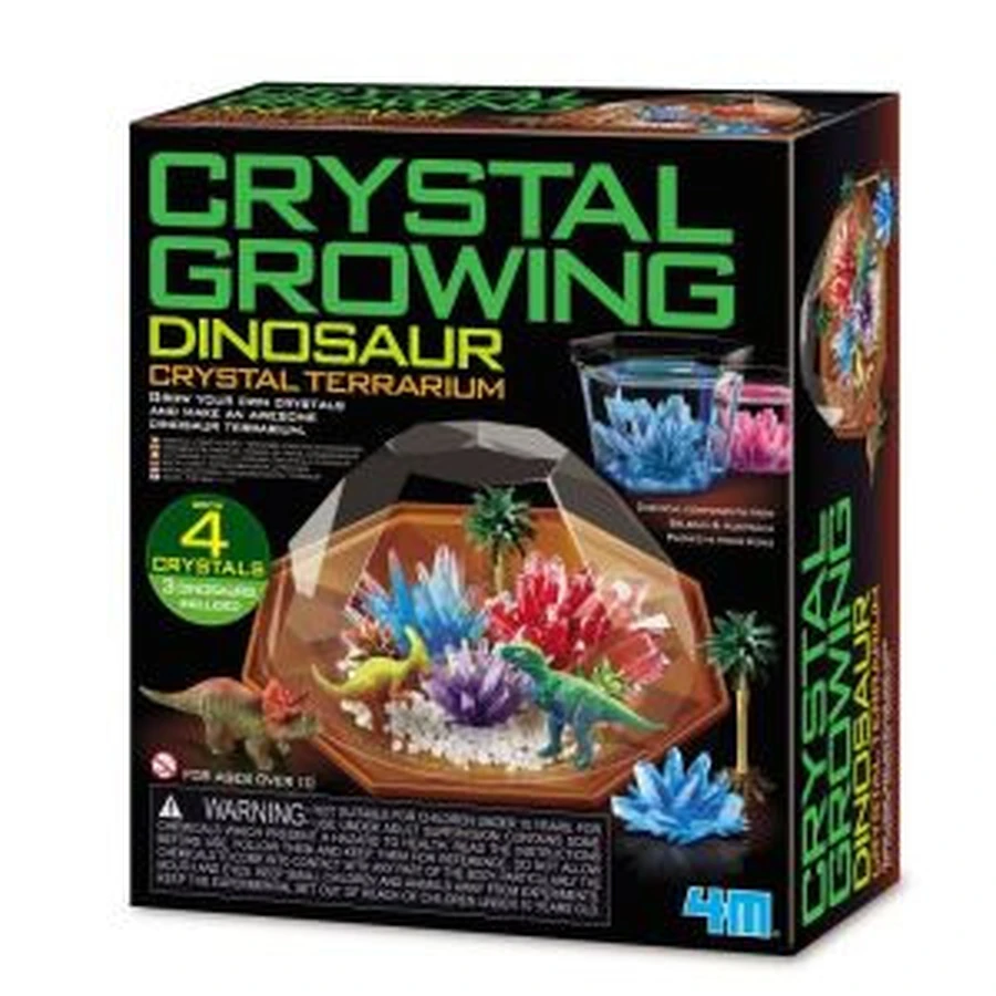 Zestaw do uprawy kryształów, terrarium z dinozaurami: ceny i cechy