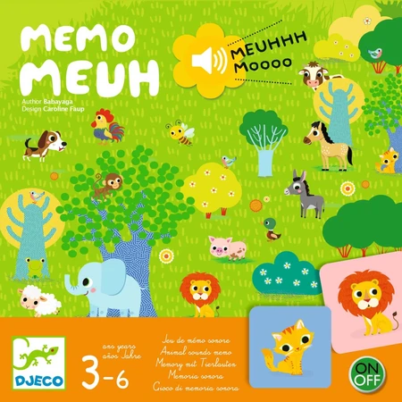 Joc Djeco cu sunete Memo Meuh