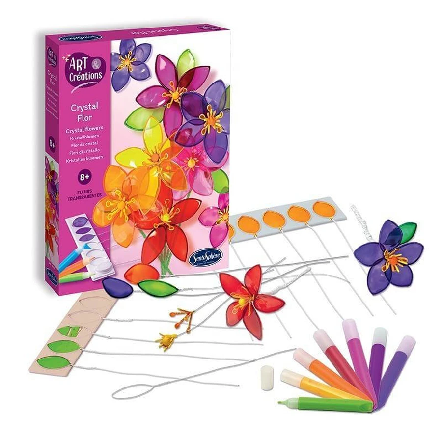 Creatief pakket, Kristallen bloemen