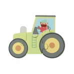 Puzzle tractor de madera, Orange Tree Toys