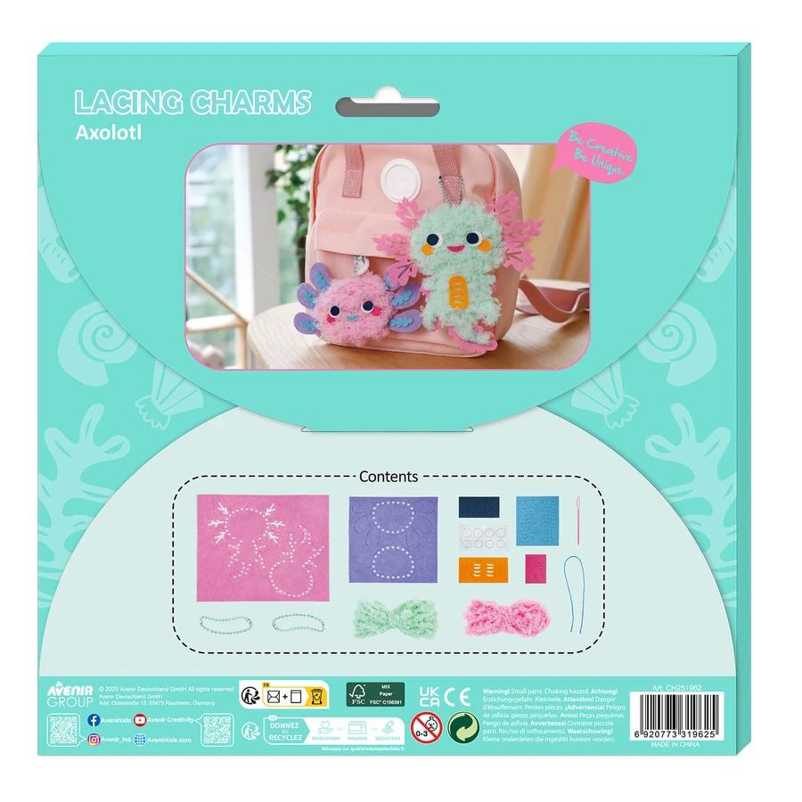 Everyday Craft Kreativset - Axolotl-Anhänger herstellen