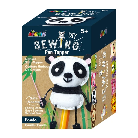 DIY-Nähset - Dekoration Bleistiftaufsatz - Panda