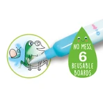 Carte de pictat cu apa, stickere si jocuri, portabila - 4 anotimpuri