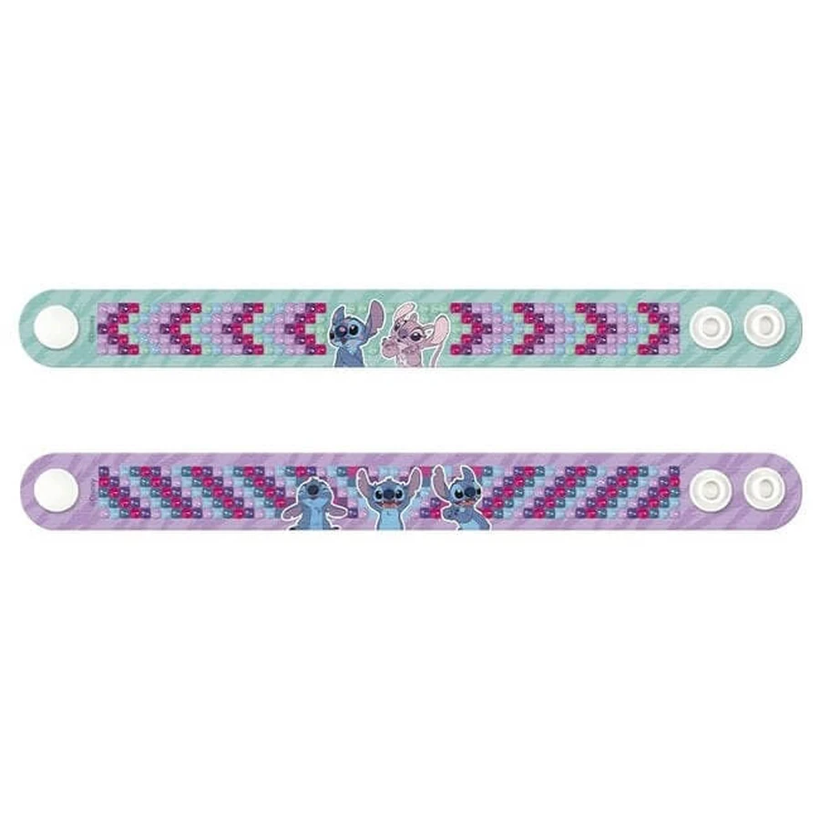 DIY creative set, Create bracelets with diamond painting technique, Disney Lilo and Stitch