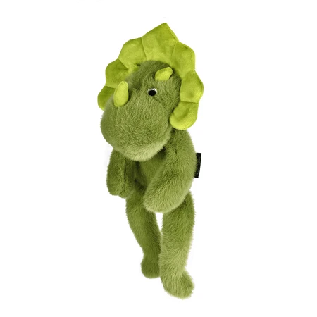Plüschtier zur Entspannung und zum Stressabbau - Dinosaurier - magnetisch, 30 cm, grün