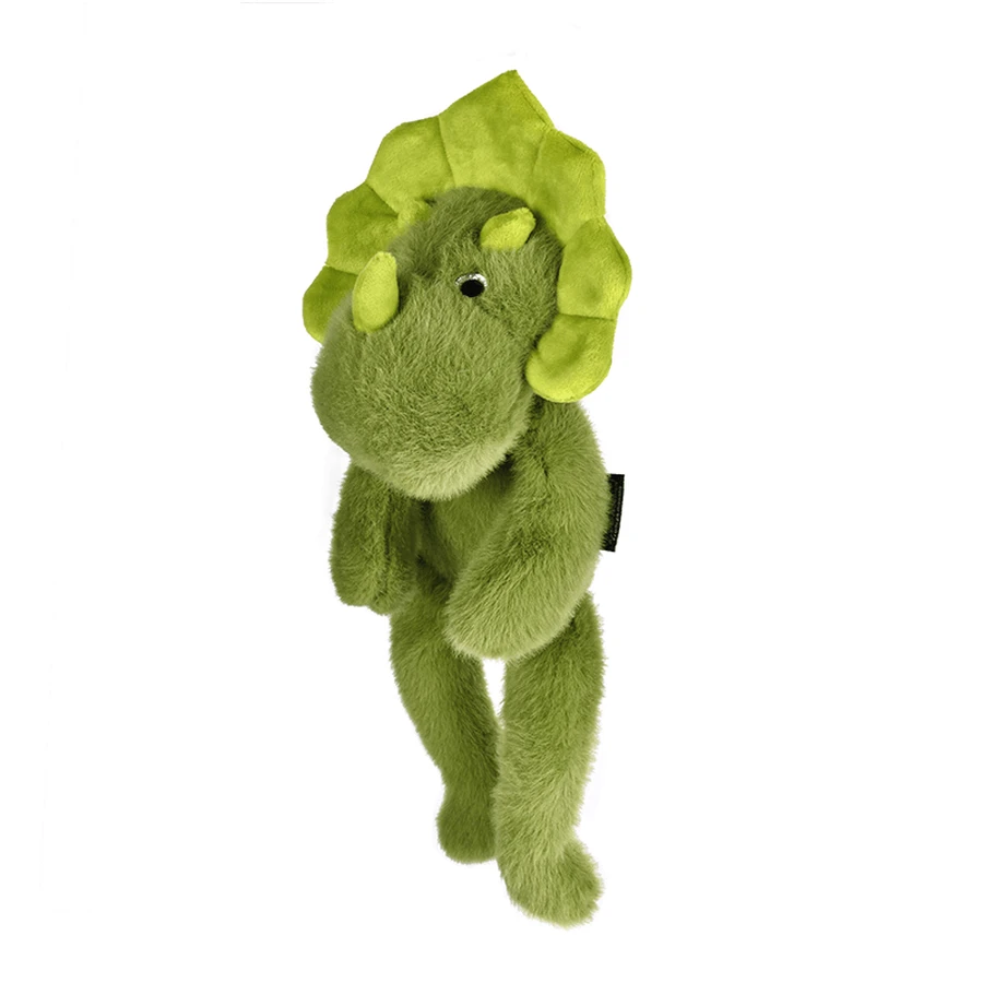 Plüschtier zur Entspannung und zum Stressabbau - Dinosaurier - magnetisch, 30 cm, grün