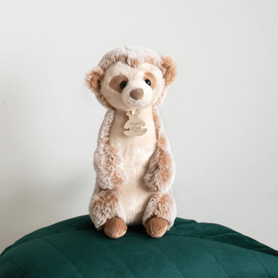 Peluche - Suricata, 25 cm, beige
