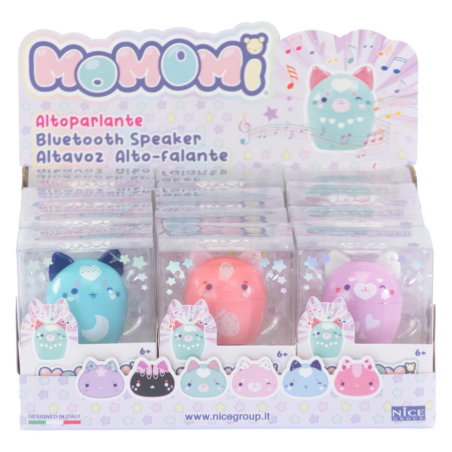 Enceinte Bluetooth Momomi - enceinte portable pour bébé en forme de chat kawaii