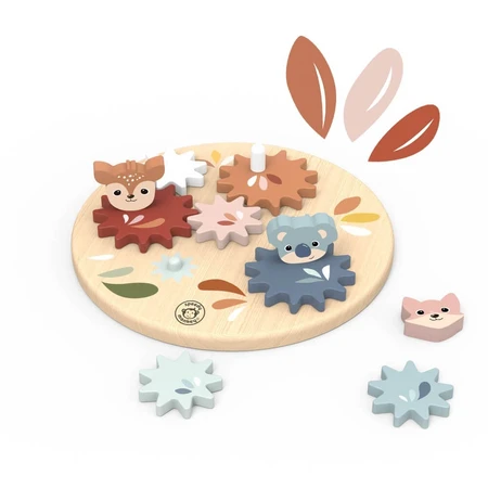 Jouet interactif avec roues dentées, Speedy Monkey