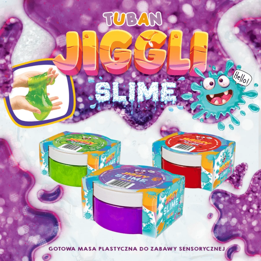Slime w puszce JIGGLY SLIME - perłowo-fioletowy, 500 g: ceny i cechy