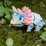 Puzzle 3D cu sunete - Triceratops, Build 'n' Sound