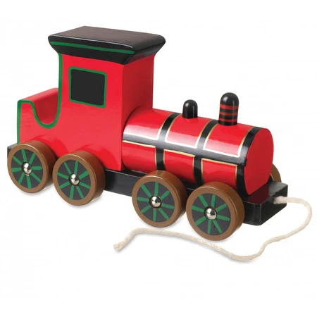 Lokomotywa parowa do ciągnięcia, Orange Tree Toys: ceny i cechy
