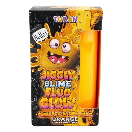 Zestaw do eksperymentów DIY JIGGLY SLIME SLIME FLUO GLOW JIGGLY SLIME FLUO GLOW - PORTOCALIU 430 g: ceny i cechy