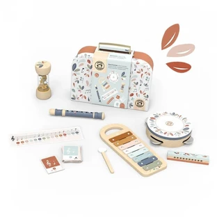 Set de 5 instruments de musique dans une valise, Speedy Monkey
