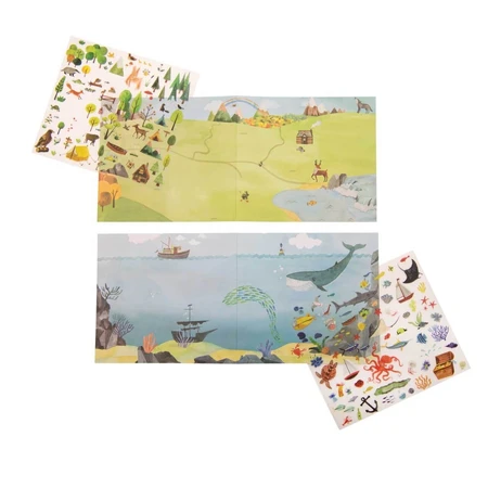 Jeu d'autocollants de transfert Explorer, Moulin Roty