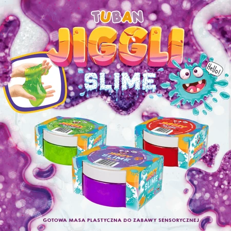 Slime in barattolo JIGGLY SLIME - mela verde, 500 g