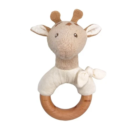 Grzechotka drewniana Żyrafa Leoni, Egmont Toys: ceny i cechy