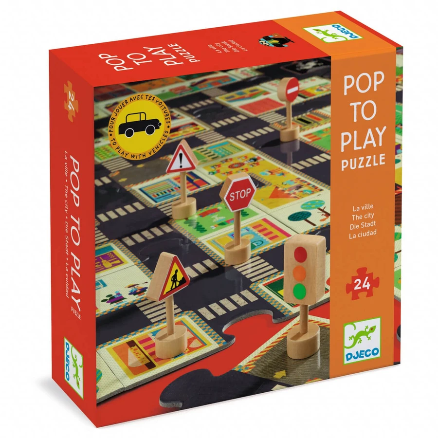 Puzzle gigante Djeco Orasul