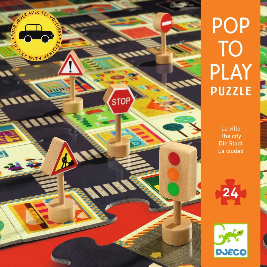 Puzzle gigante Djeco Orasul