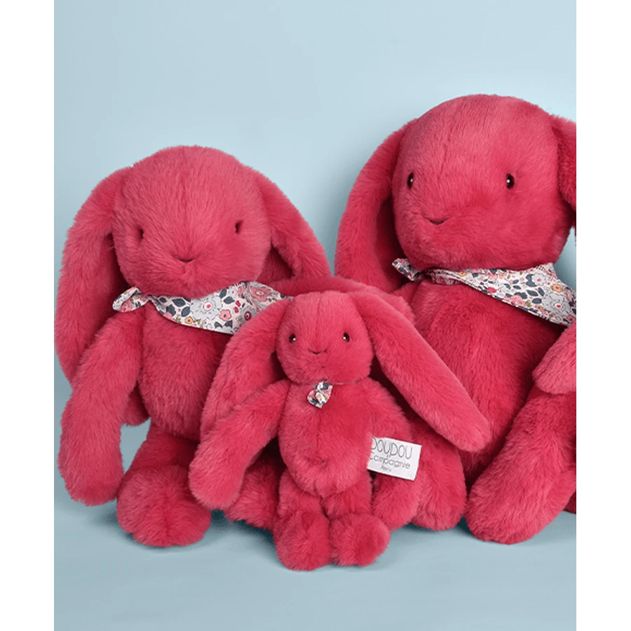 Bunny Bunny Doudou® - peluche, 25 cm, fuchsia