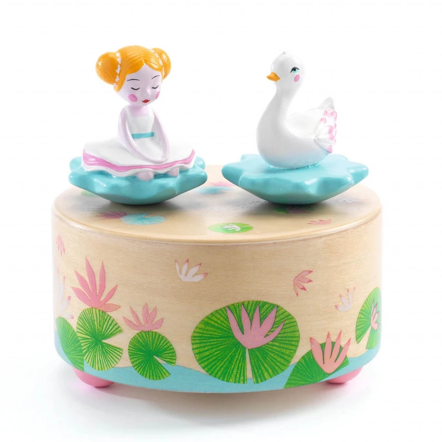 Boîte à musique magnétique Ballerine et cygne, Djeco