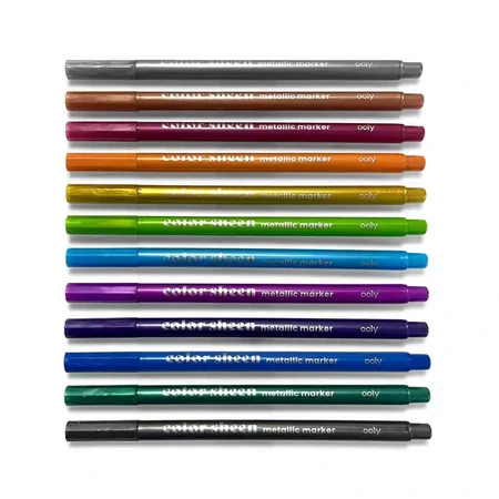 Set di 12 colori metallizzati Carioci-Color Sheen