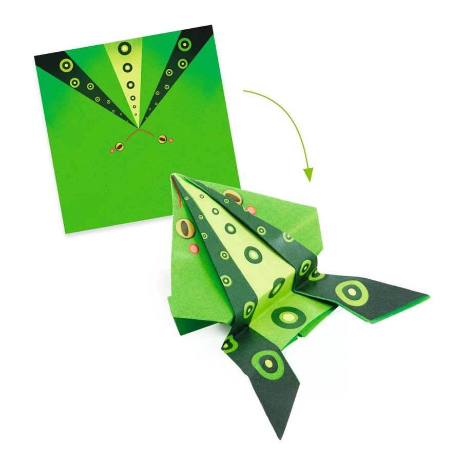 Creatief origamispel Origami springende dieren, Djeco