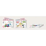 Creioane cerate interconectabile Block Crayons - Autobuz Scolar, Haku Yoka