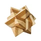 Drewniana gra logiczna IQ Star bamboo, metalowe pudełko